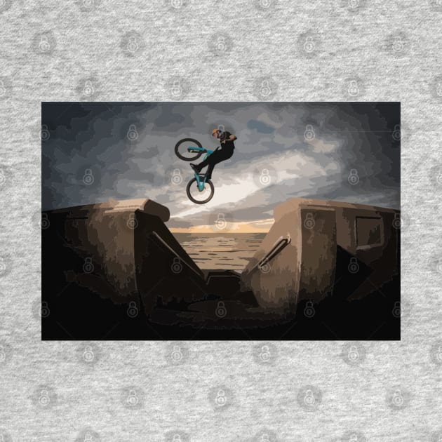 Danny Macaskill Painting by gktb